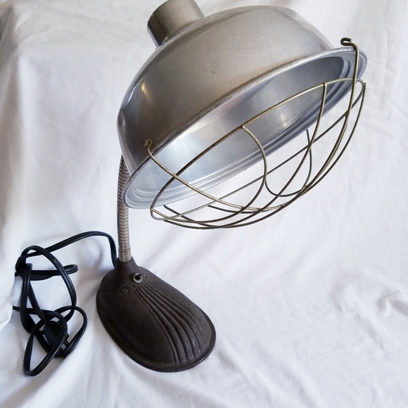 Vintage 1950s  Industrial Gooseneck Desk Lamp - Picture 1 of 7